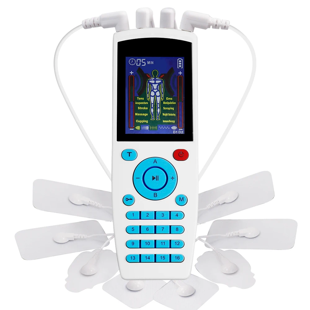 New 16 Modes Health Care Body Massage Electric EMS Muscle stimulation TENS Unit Machine Electronic Pulse Physiotherapy Massager
New 16 Modes Health Care Body Massage Electric EMS Muscle stimulation TENS Unit Machine Electronic Pulse Physiotherapy Massager
