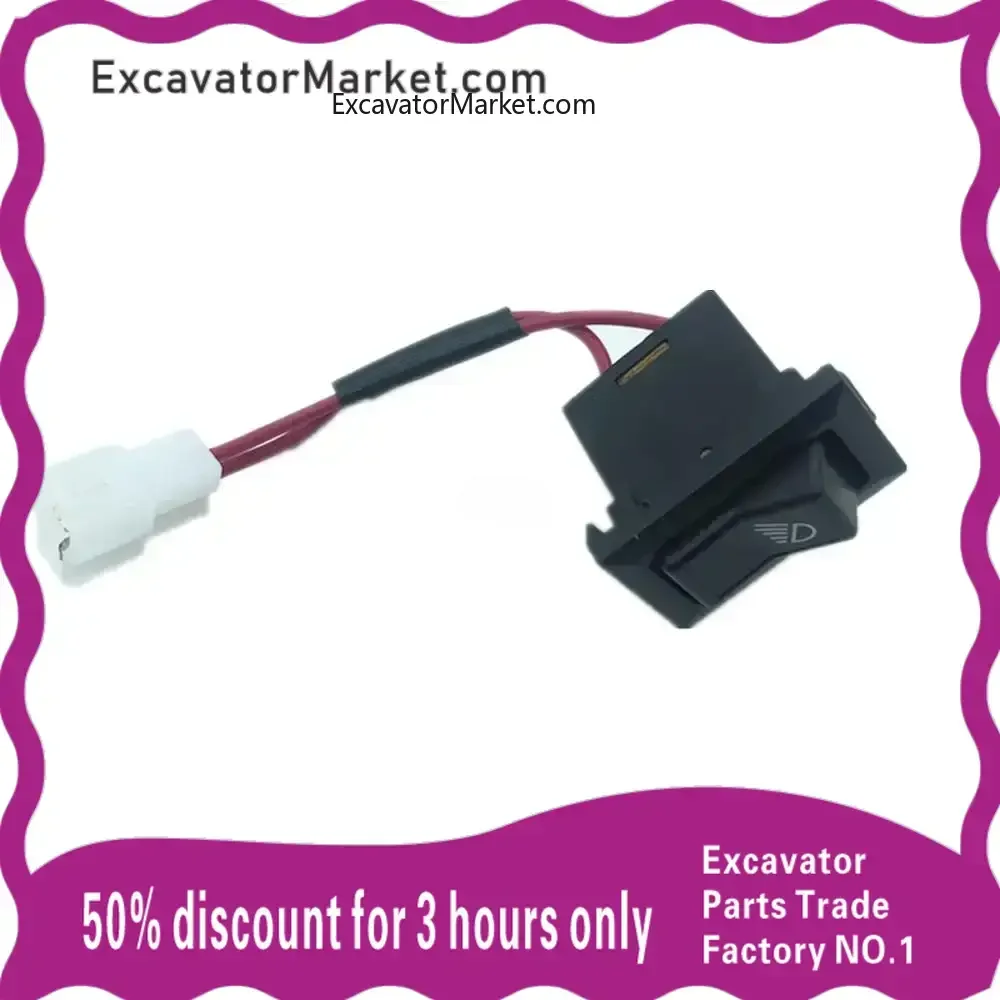 Excavator General headlight switch large lamp switch button For Kobelco SK PC ZX Sany Volvo CATERPILLAR excavator Parts
Excavator General headlight switch large lamp switch button For Kobelco SK PC ZX Sany Volvo CATERPILLAR excavator Parts