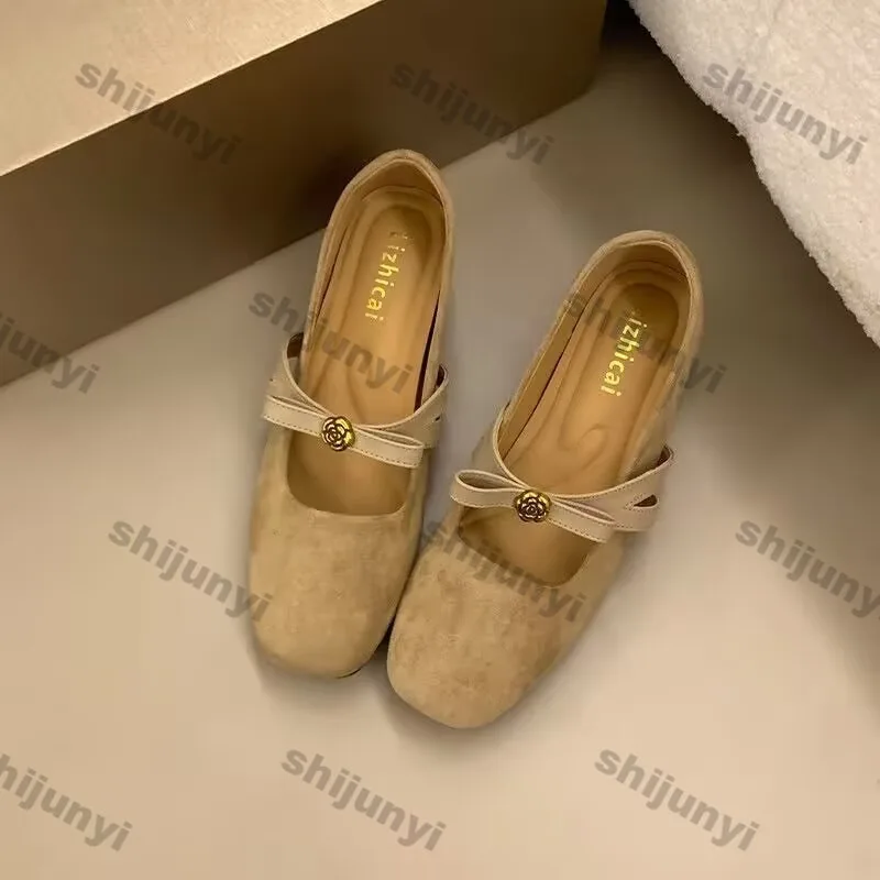 Fashion Butterfly Knot Height-increasing Insoles Mary Jane Shoes Comfortable Concise Flats 2026 New Women Shallow Ballet Shoes
Fashion Butterfly Knot Height-increasing Insoles Mary Jane Shoes Comfortable Concise Flats 2026 New Women Shallow Ballet Shoes