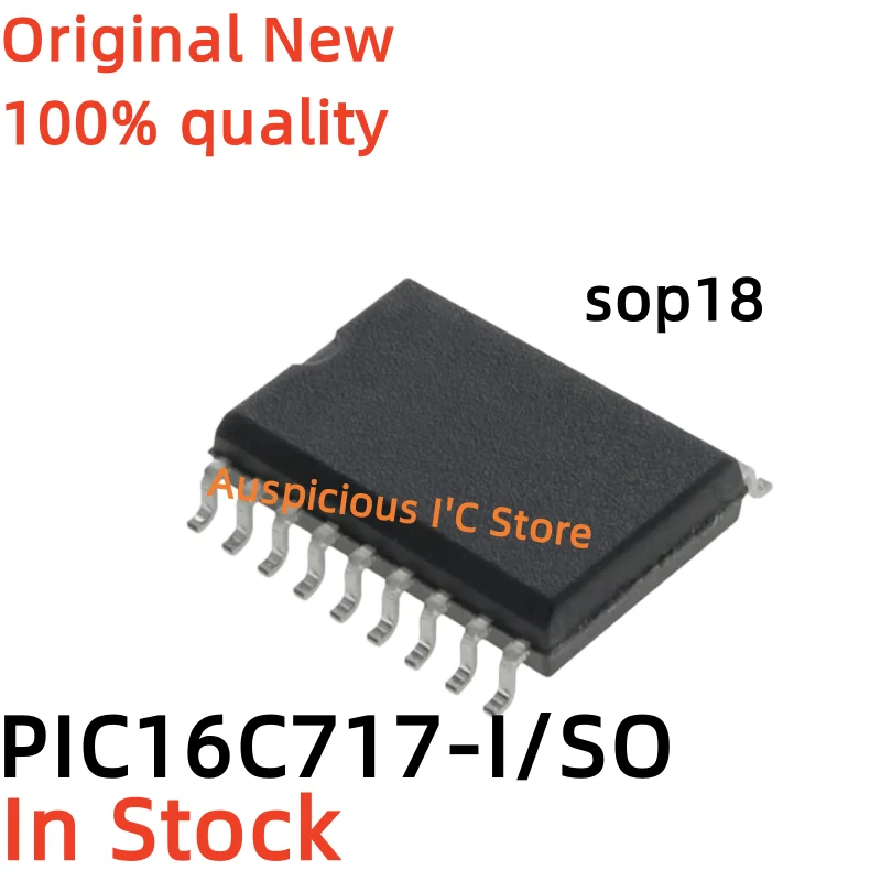 (5-10PCS) PIC16C717-I/SO PIC16C717-I SO PIC16C717 SOP18
(5-10PCS) PIC16C717-I/SO PIC16C717-I SO PIC16C717 SOP18