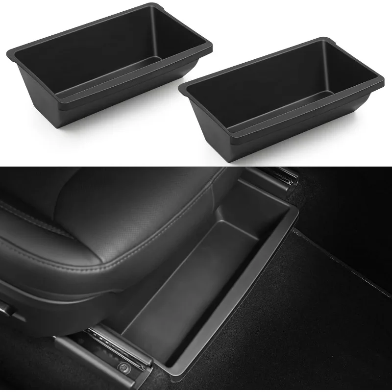 For 2025 Tesla Model Y Juniper Under Seat Storage Box 2026 Hidden Organizer Tray for Front Passenger Seats 2PCS Car Accessories
For 2025 Tesla Model Y Juniper Under Seat Storage Box 2026 Hidden Organizer Tray for Front Passenger Seats 2PCS Car Accessories