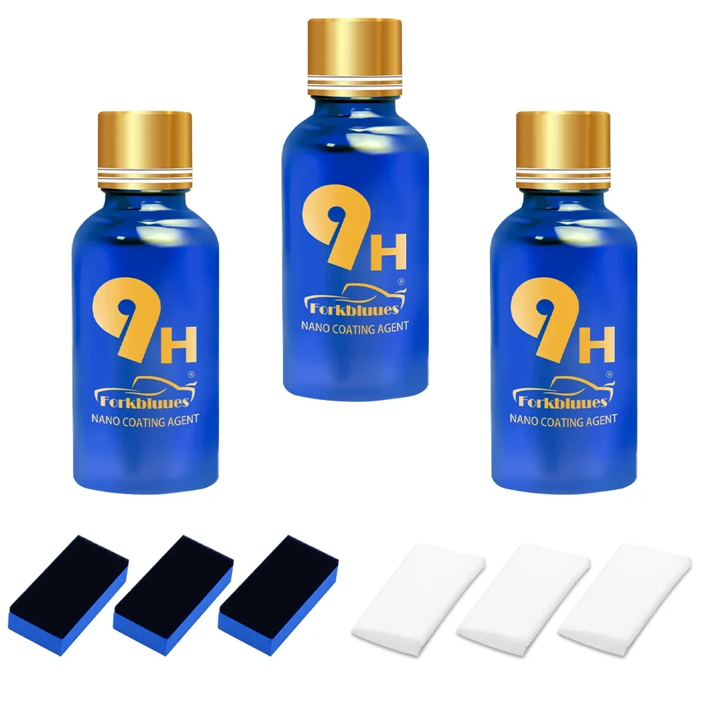 3PCS 9H Car Liquid Ceramic Coat Super Hydrophobic Glass Coating Set Polysiloxane and Nano Materials Ceramics for Cars
3PCS 9H Car Liquid Ceramic Coat Super Hydrophobic Glass Coating Set Polysiloxane and Nano Materials Ceramics for Cars