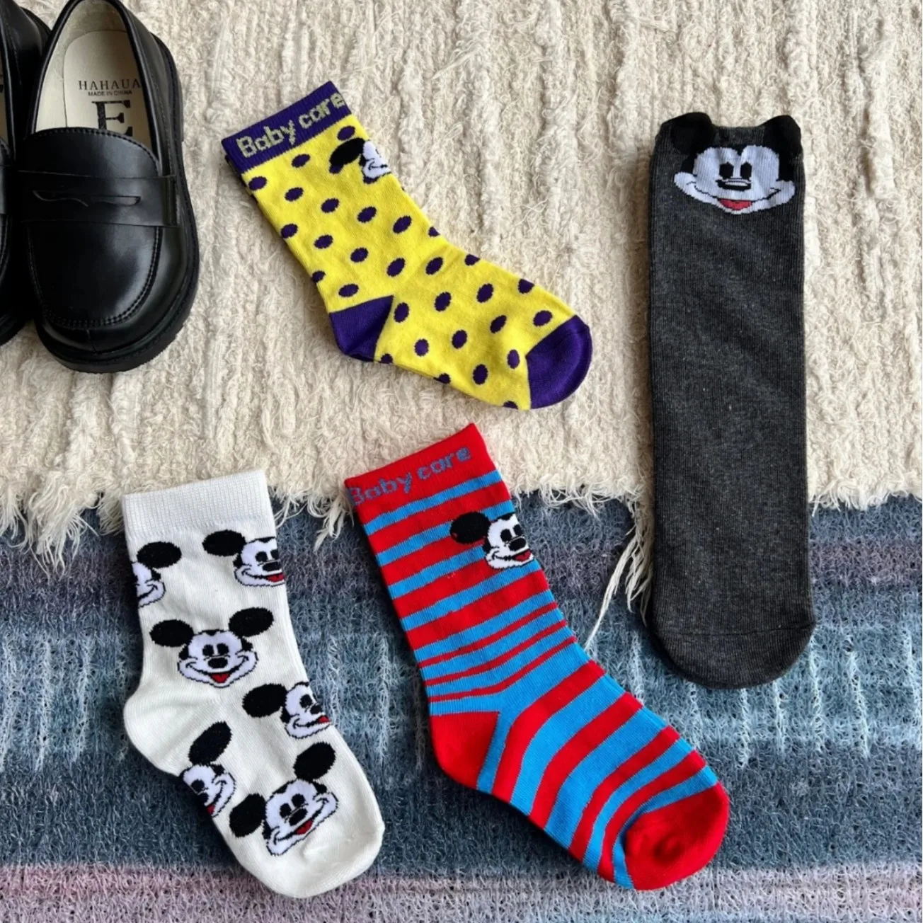 4Pairs Kawaii Disney Mickey Mouse Children Socks Cartoon Anime Cotton Middle Tube Socks Autumn Winter Boy Girls Socks Gifts
4Pairs Kawaii Disney Mickey Mouse Children Socks Cartoon Anime Cotton Middle Tube Socks Autumn Winter Boy Girls Socks Gifts