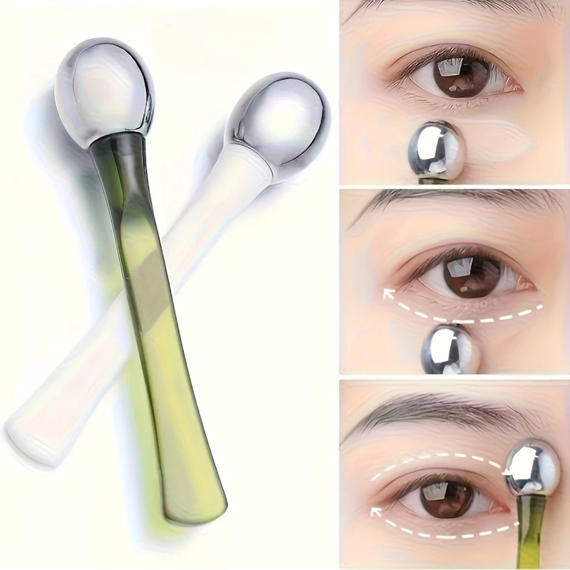 5Pcs Eye Massage Roller - Relieves puffiness and dark circles, soothes roller design, promotes blood circulation, durable plastic material
5Pcs Eye Massage Roller - Relieves puffiness and dark circles, soothes roller design, promotes blood circulation, durable plastic material