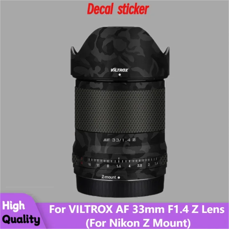 Для VILTROX AF 33 мм F1.4 Z наклейка на кожу, виниловая пленка, защитная пленка для объектива камеры, защитная наклейка для корпуса, защитное покрытие для крепления Nikon
Для VILTROX AF 33 мм F1.4 Z наклейка на кожу, виниловая пленка, защитная пленка для объектива камеры, защитная наклейка для корпуса, защитное покрытие для крепления Nikon