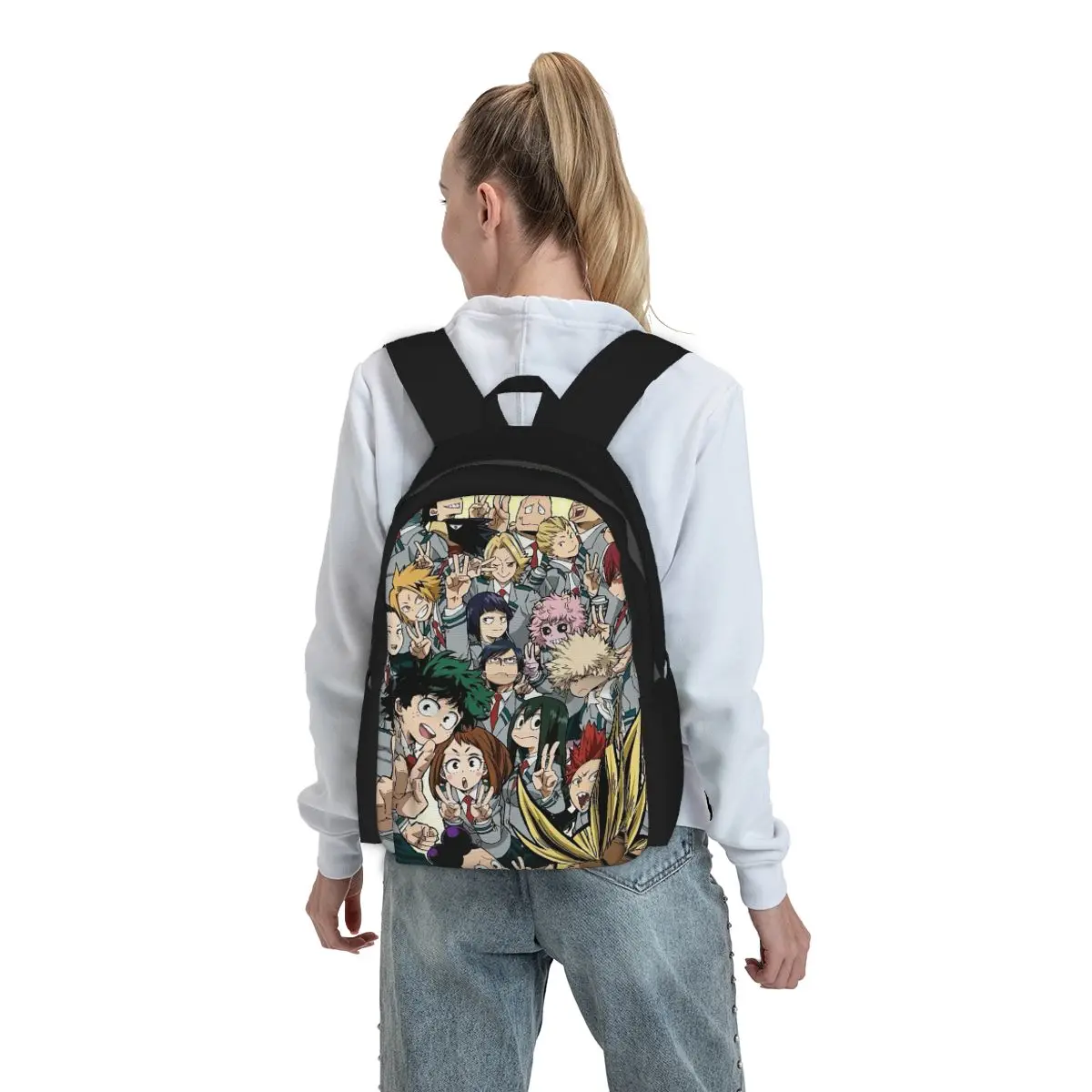 My Hero Academia Backpack Student BookBag Children School Bag Laptop Shoulder Bags for Men Women
My Hero Academia Backpack Student BookBag Children School Bag Laptop Shoulder Bags for Men Women