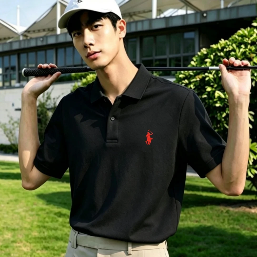 100% pure cotton 2026high-end brand men's short sleeve polo shirt summer fashion luxury logo embroidered golf top casual T-shirt
100% pure cotton 2026high-end brand men's short sleeve polo shirt summer fashion luxury logo embroidered golf top casual T-shirt