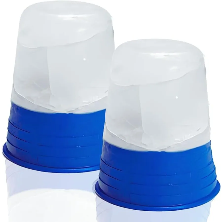 Cryocup Pack of 2 - the Premier Ice Massage Cup for Pain or Beauty Routine, Ice Massage, Facial Ice Roller, Ice Massager, Made
Cryocup Pack of 2 - the Premier Ice Massage Cup for Pain or Beauty Routine, Ice Massage, Facial Ice Roller, Ice Massager, Made