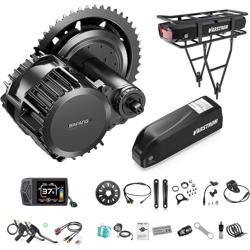1000W 48V-52V Electric Bike Conversion Kit for 68-73/100/120mm Mountain & Road Bikes with Battery and Display (Optional)
1000W 48V-52V Electric Bike Conversion Kit for 68-73/100/120mm Mountain & Road Bikes with Battery and Display (Optional)