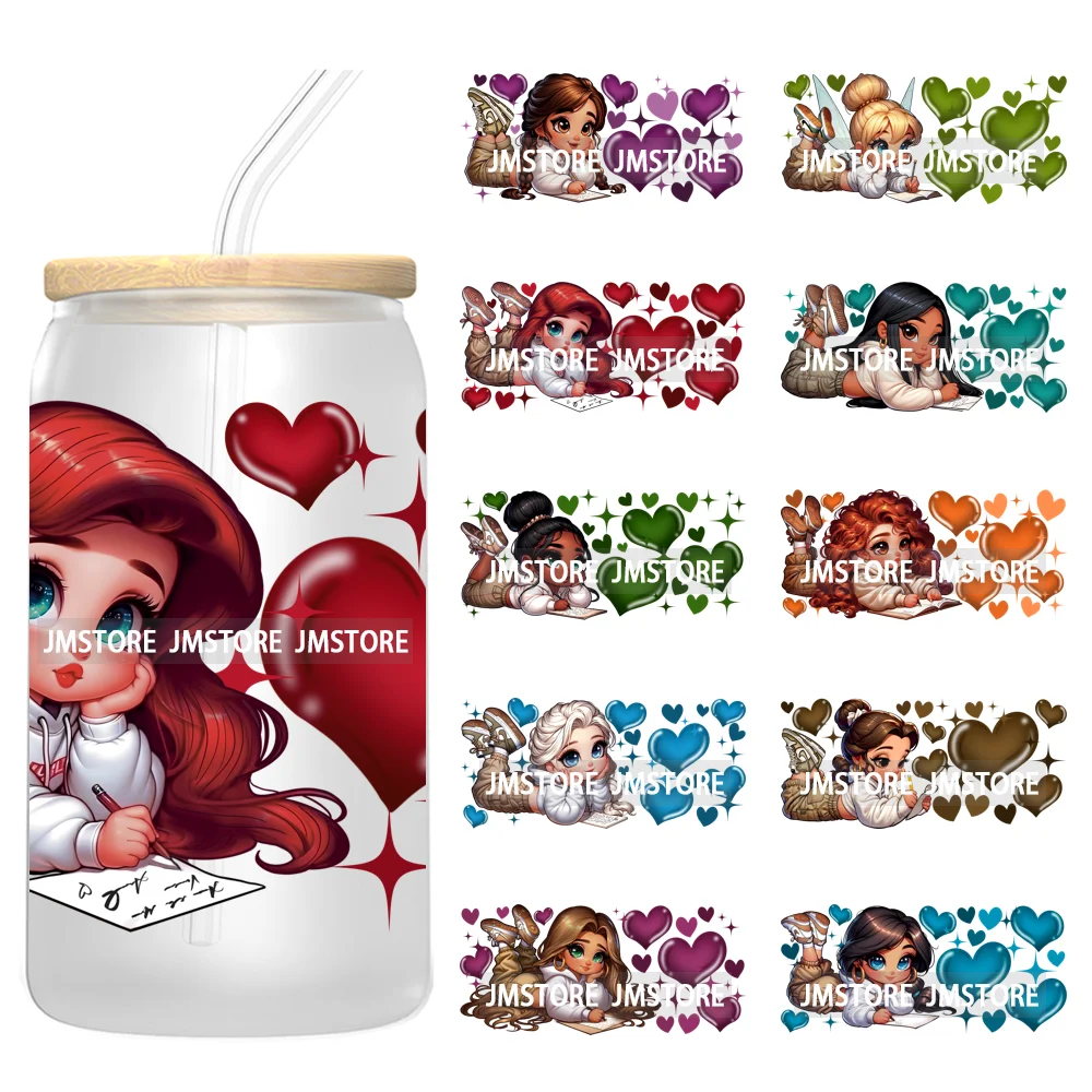 Cartoon Princess Hearts UV DTF Stickers Ready to Transfer Cup Wrap Custom Labels DIY Craft For Libbey Can Glass Tumblers Mugs
Cartoon Princess Hearts UV DTF Stickers Ready to Transfer Cup Wrap Custom Labels DIY Craft For Libbey Can Glass Tumblers Mugs