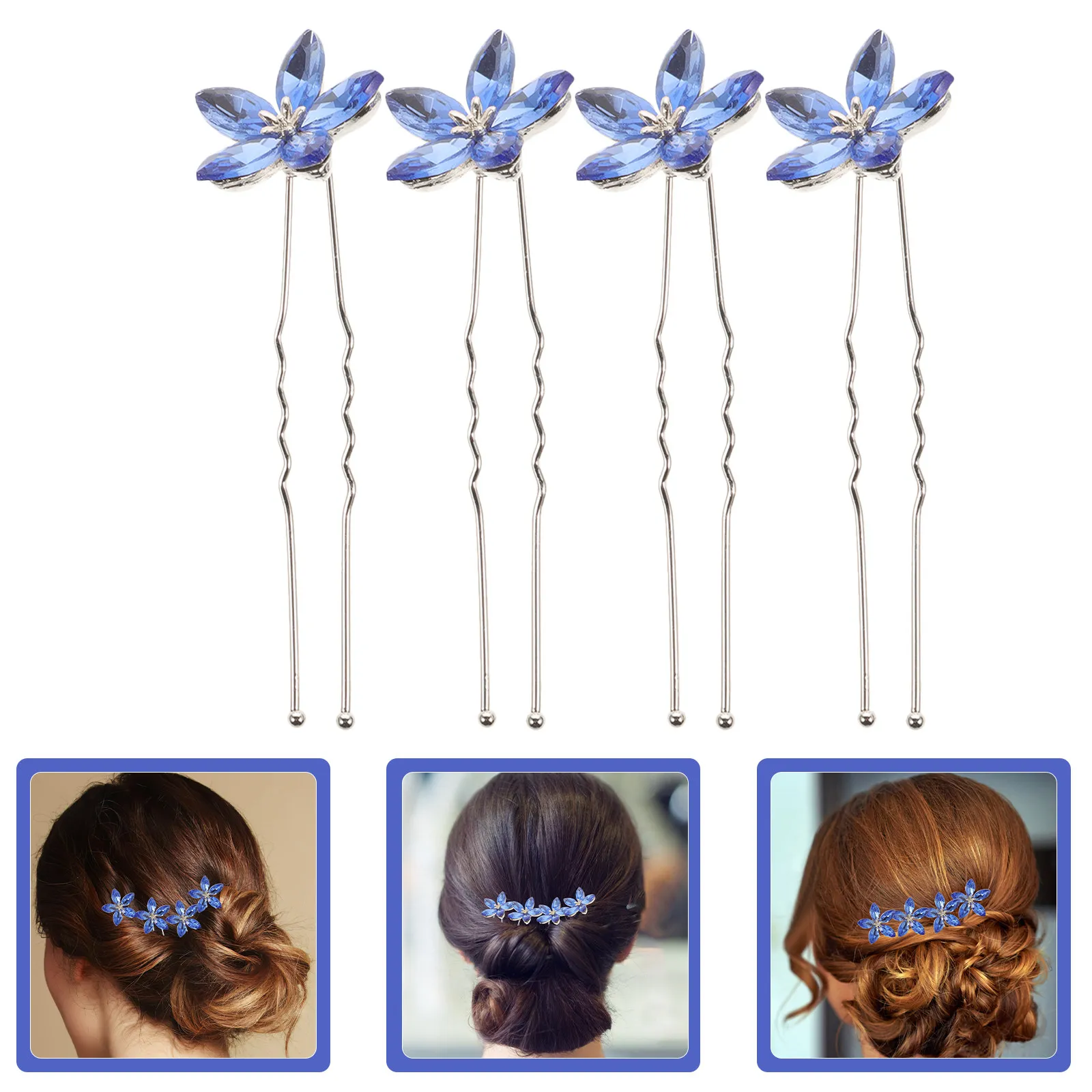 4 шт. свадебные заколки для волос со стразами в форме цветка, аксессуары для волос для подружек невесты и женщин
4 шт. свадебные заколки для волос со стразами в форме цветка, аксессуары для волос для подружек невесты и женщин