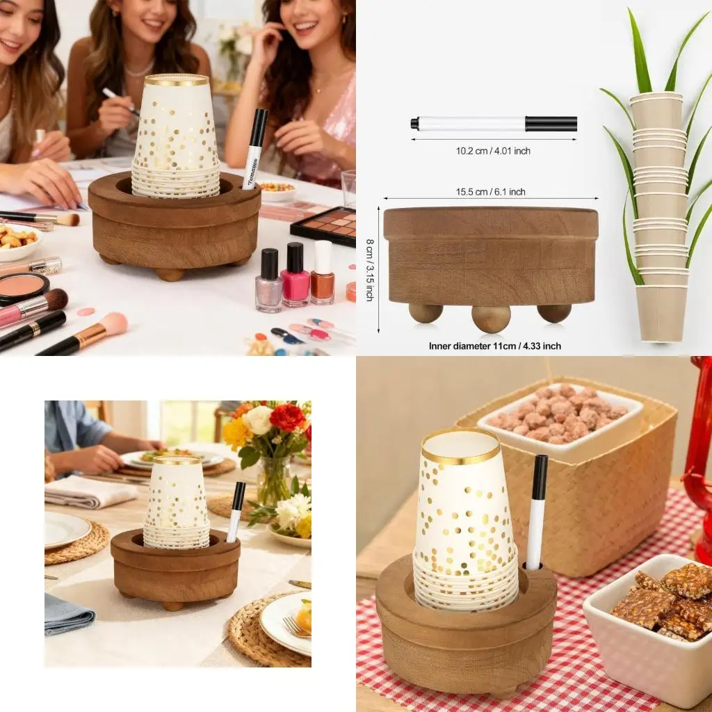 M7DA Traditional Oaken Cup Planner Highlighting Affixed Marker Slot Recyclable Impermeable For Incidents Picnics Home Deck
M7DA Traditional Oaken Cup Planner Highlighting Affixed Marker Slot Recyclable Impermeable For Incidents Picnics Home Deck