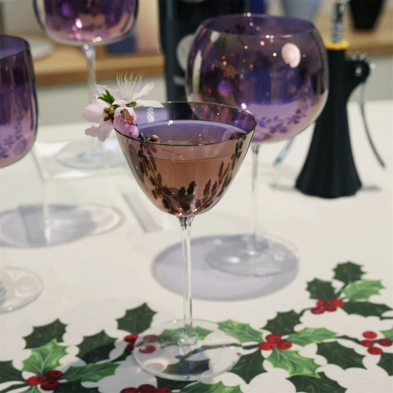 Purple wine glass Water glass Tall wine Champagne cocktail Nordic
Purple wine glass Water glass Tall wine Champagne cocktail Nordic