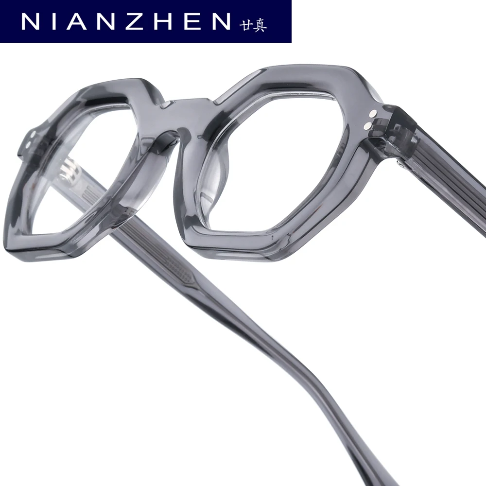 Очки NIANZHEN из ацетата, мужские, новые, с дизайном Polygon, оправа для очков, женские, ретро, винтажные, японские очки 29002
Очки NIANZHEN из ацетата, мужские, новые, с дизайном Polygon, оправа для очков, женские, ретро, винтажные, японские очки 29002