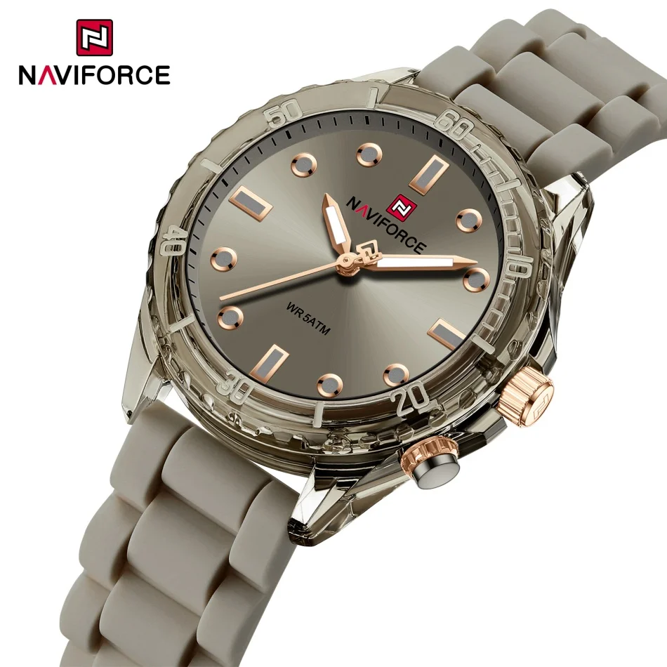 NAVIFORCE качественные водонепроницаемые силиконовые дизайнерские модные женские наручные часы женские часы платье повседневные женские часы посылка подарки
NAVIFORCE качественные водонепроницаемые силиконовые дизайнерские модные женские наручные часы женские часы платье повседневные женские часы посылка подарки