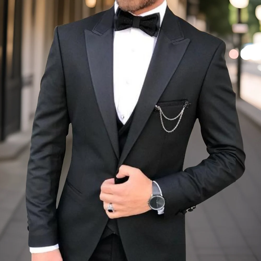 Business Formal Men Suits Slim Fit 2024 Peak Lapel Wedding Tuxedos for Groom Male Fashion Blazer 3 Pieces Jacket with Pant Vest
Business Formal Men Suits Slim Fit 2024 Peak Lapel Wedding Tuxedos for Groom Male Fashion Blazer 3 Pieces Jacket with Pant Vest