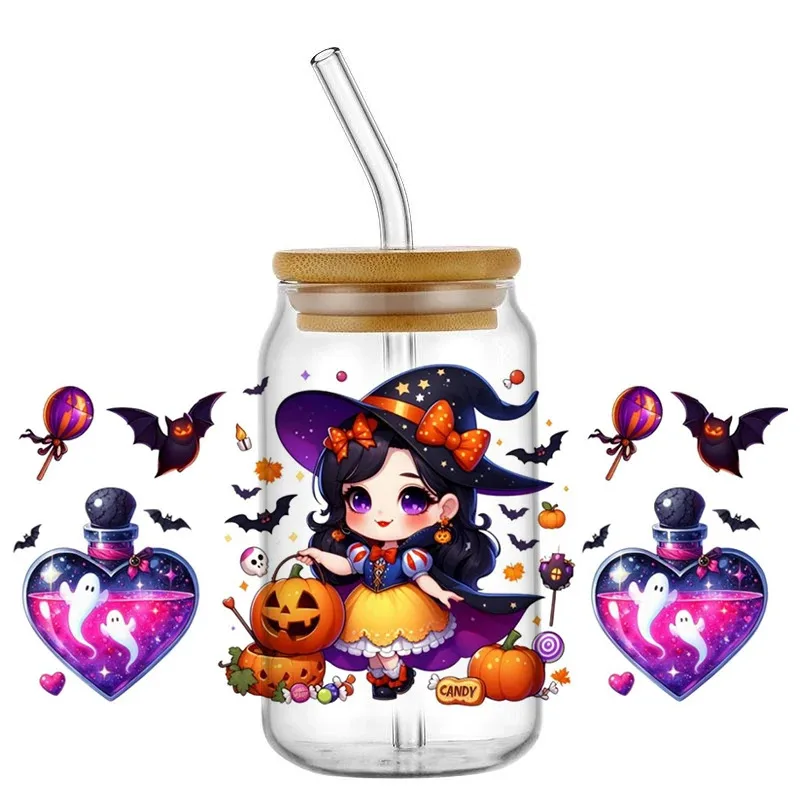 3D Halloween Magician Decal Washable UV DTF Cup Wrap for 16oz Libbey Glasses DIY Cartoon Pattern Mug Transfer Sticker
3D Halloween Magician Decal Washable UV DTF Cup Wrap for 16oz Libbey Glasses DIY Cartoon Pattern Mug Transfer Sticker