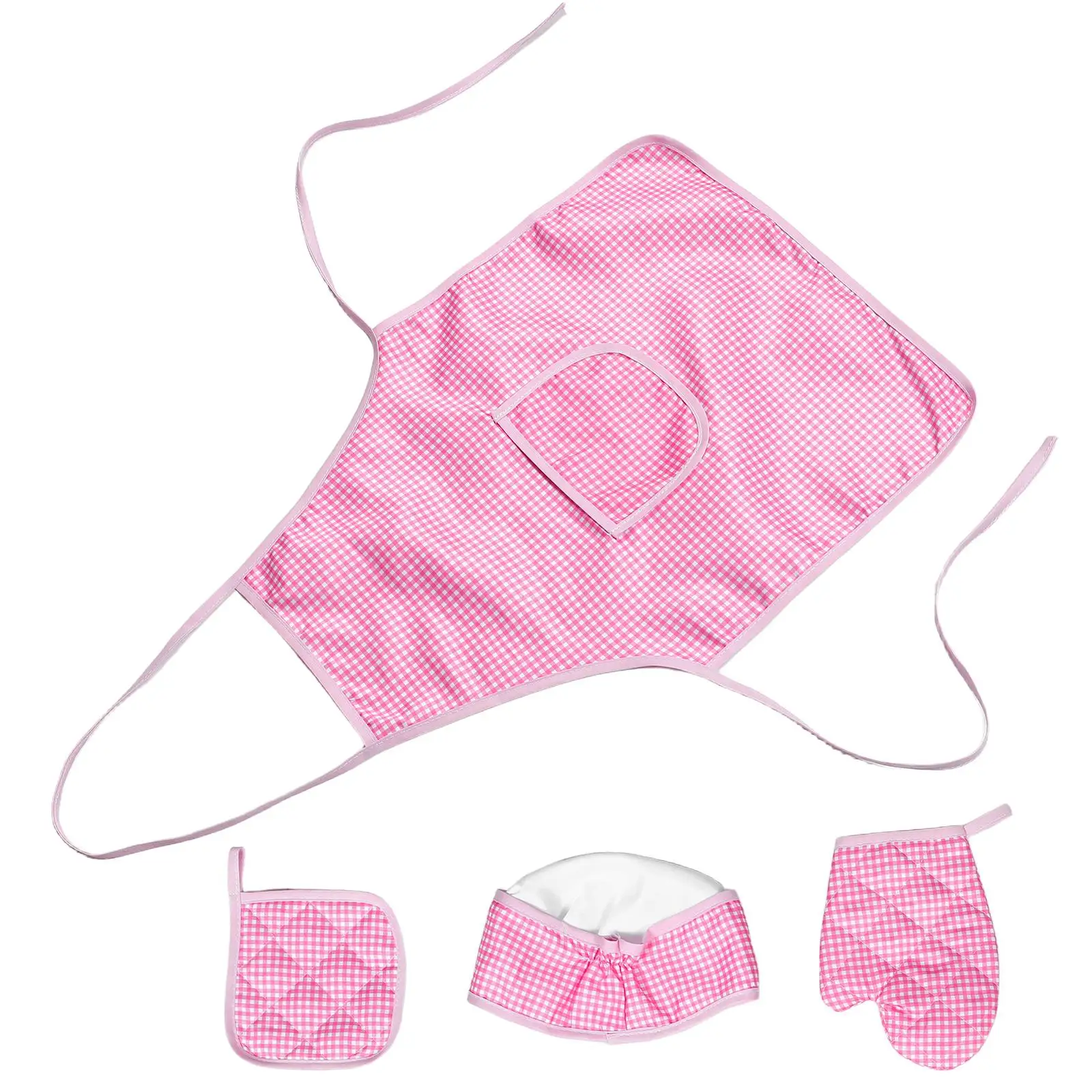 Children Kitchen Apron Set Pink Checkered Pretend Play Cooking Tools Kids Chef Hat Toddler Girls Boys Polyester Safe Fun
Children Kitchen Apron Set Pink Checkered Pretend Play Cooking Tools Kids Chef Hat Toddler Girls Boys Polyester Safe Fun