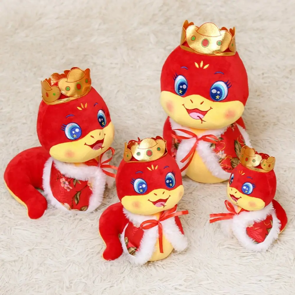 Soft Snake Plush Doll Pendant Stuffed Animal Blessing 2025 Snake Year Mascot Toy with Cloak Funny Snake Doll Toy
Soft Snake Plush Doll Pendant Stuffed Animal Blessing 2025 Snake Year Mascot Toy with Cloak Funny Snake Doll Toy