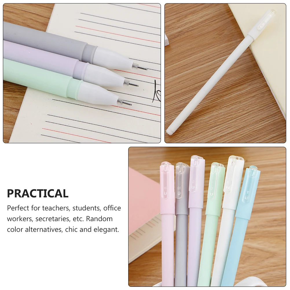 10 Pcs Ink Pen Candy Colored Water-based Adorable Writing Pens Gel Simple Marker for School Roller Office Pendant Student 
10 Pcs Ink Pen Candy Colored Water-based Adorable Writing Pens Gel Simple Marker for School Roller Office Pendant Student