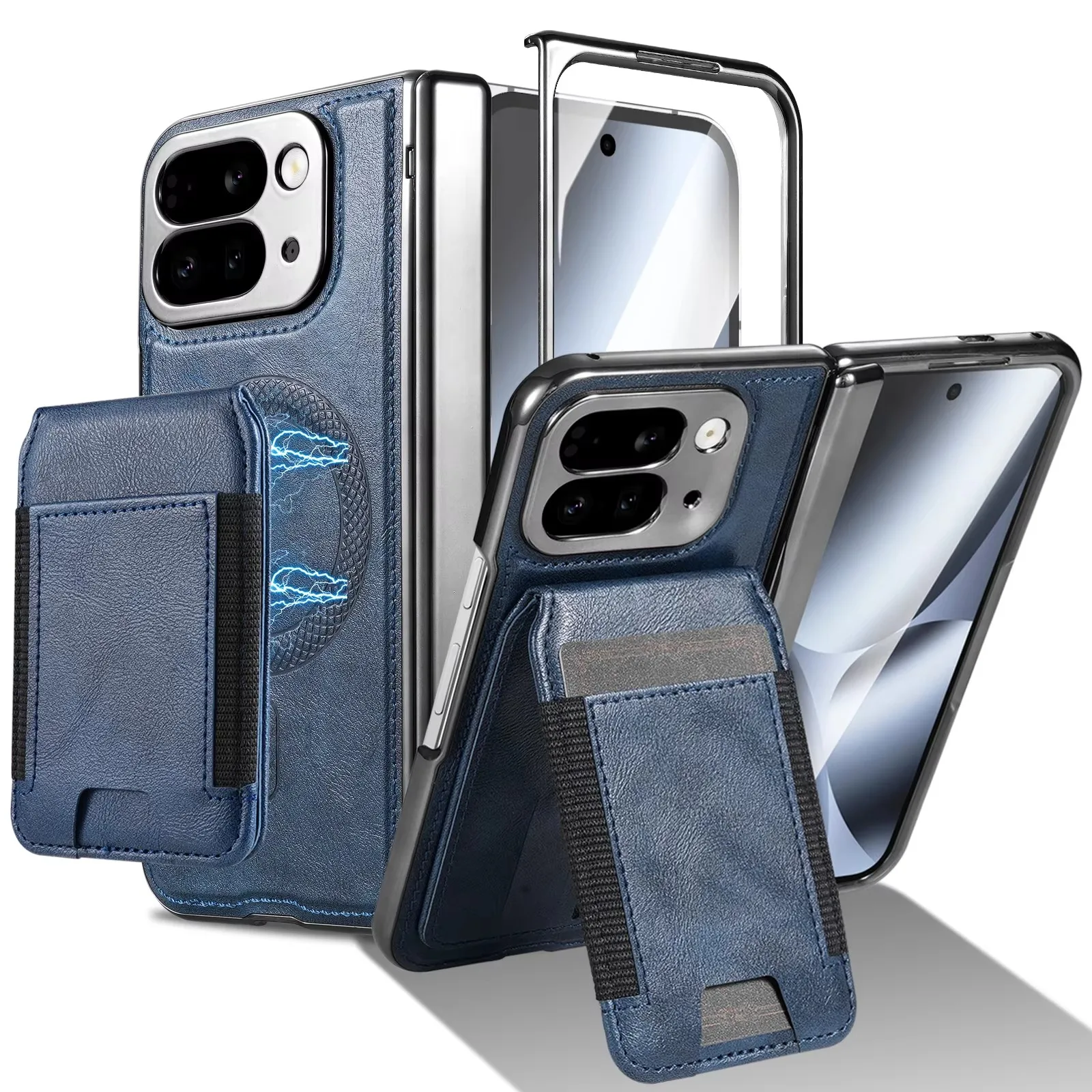 Luxury Phone case Leather stand protective strap for Google Pixel 10 Pro Fold magnetic tempered glass screen protector
Luxury Phone case Leather stand protective strap for Google Pixel 10 Pro Fold magnetic tempered glass screen protector
