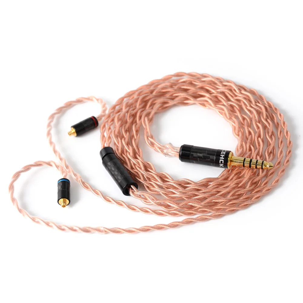 NICEHCK GCT4 4N Earphone Replace Cable High Purity Oxygen Free Copper Conductor Wire MMCX/0.78mm 2Pin for DB2 YDX NX8 IEM
NICEHCK GCT4 4N Earphone Replace Cable High Purity Oxygen Free Copper Conductor Wire MMCX/0.78mm 2Pin for DB2 YDX NX8 IEM