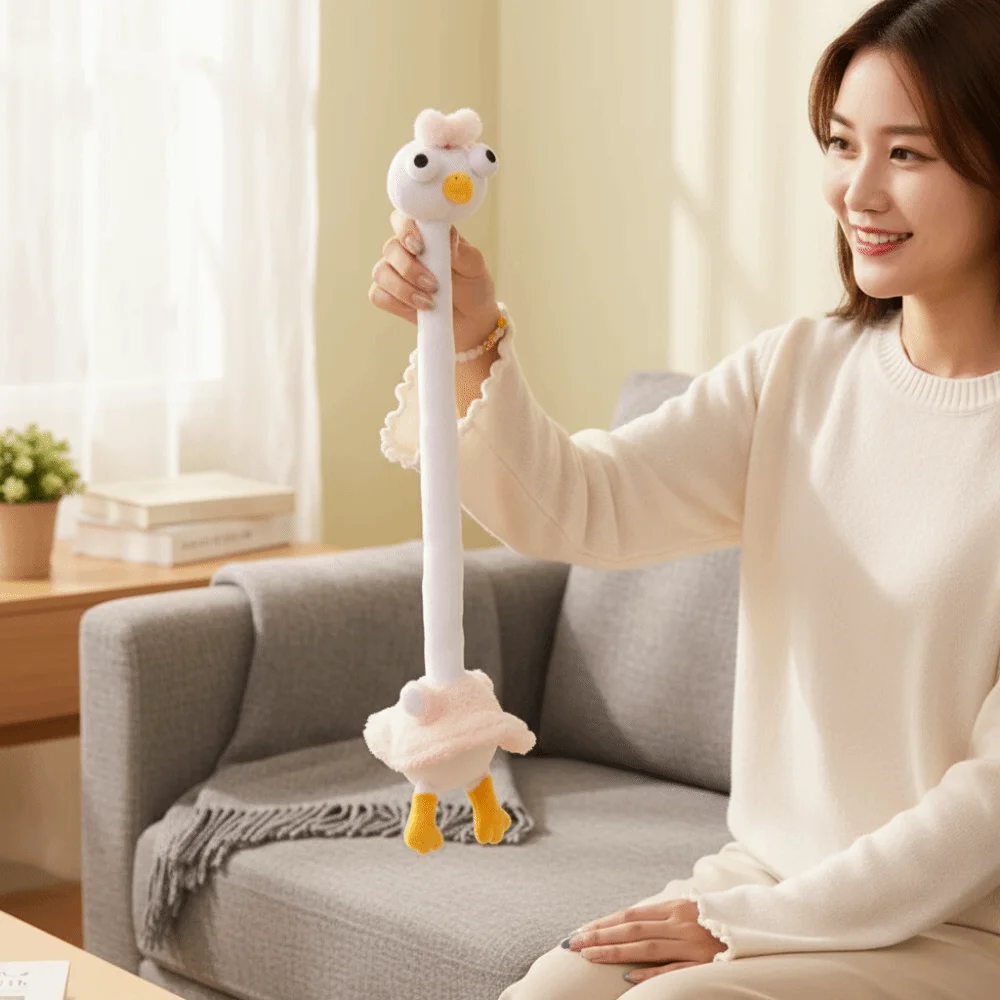 Funny Design Long Neck Chickens Plush Keychain White Color Cute Style Dog Bag Pendant 40CM Creative Gift Rabbit Plush Pendant
Funny Design Long Neck Chickens Plush Keychain White Color Cute Style Dog Bag Pendant 40CM Creative Gift Rabbit Plush Pendant