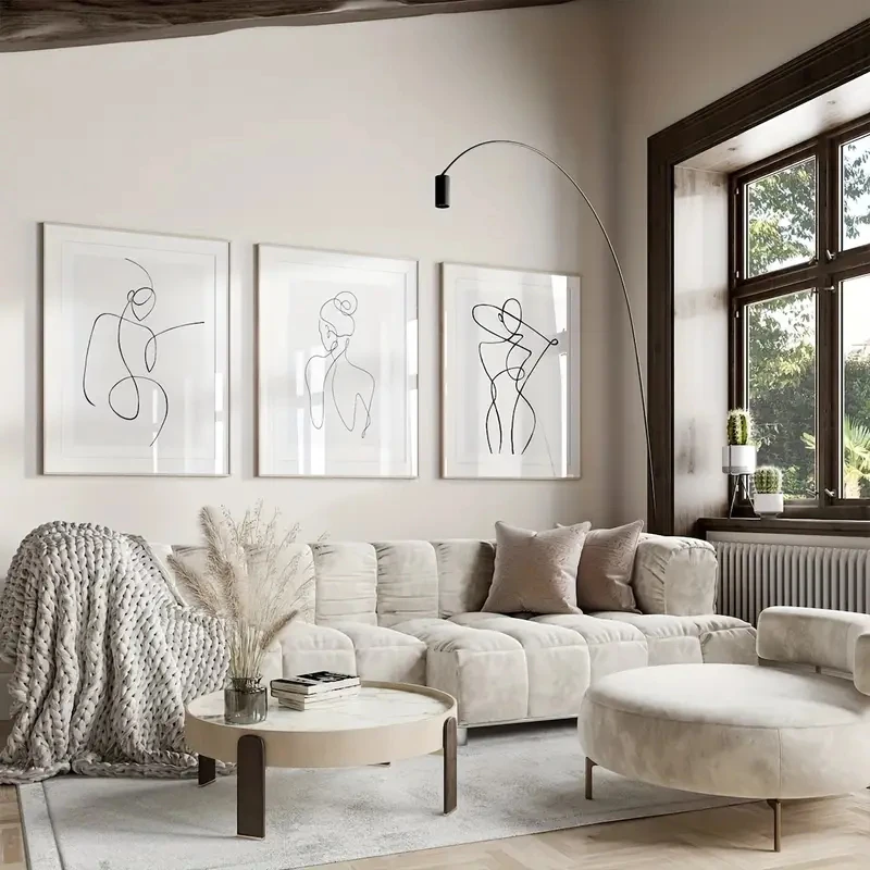 3pcs/Set Modern Female Line Art Prints Bedroom Living Room Wall Art Wall Decoration Home Decor Canvas Decorative Paintings 
3pcs/Set Modern Female Line Art Prints Bedroom Living Room Wall Art Wall Decoration Home Decor Canvas Decorative Paintings