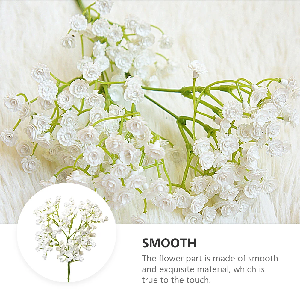 2pcs Lifelike Artificial Gypsophila Silk Flower Arrangement for Wedding Bridal Bouquet Home Party Decoration Simulation Flower
2pcs Lifelike Artificial Gypsophila Silk Flower Arrangement for Wedding Bridal Bouquet Home Party Decoration Simulation Flower