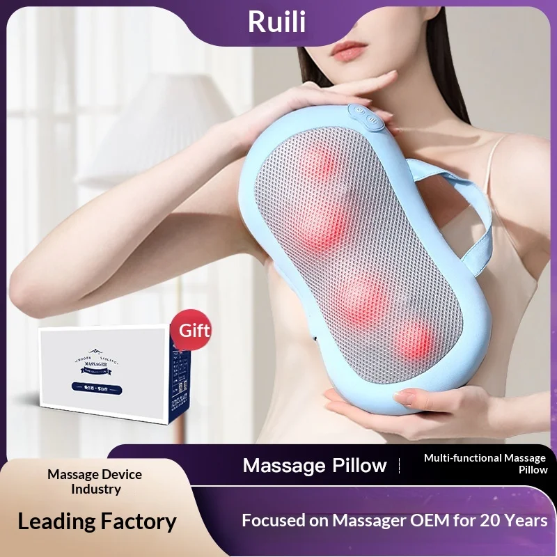 Neck Massage Pillow Multi Functional Kneading Massager For Shoulder Back Waist Trapezius Body With Heating For Home Office Car
Neck Massage Pillow Multi Functional Kneading Massager For Shoulder Back Waist Trapezius Body With Heating For Home Office Car