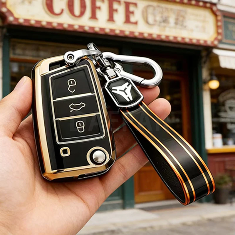 Чехол для автомобильного ключа с 3 кнопками из ТПУ для Volkswagen VW Golf 7, Beetle, Jetta, Bora, Passat, Polo, Tiguan, защитный корпус-брелок
Чехол для автомобильного ключа с 3 кнопками из ТПУ для Volkswagen VW Golf 7, Beetle, Jetta, Bora, Passat, Polo, Tiguan, защитный корпус-брелок