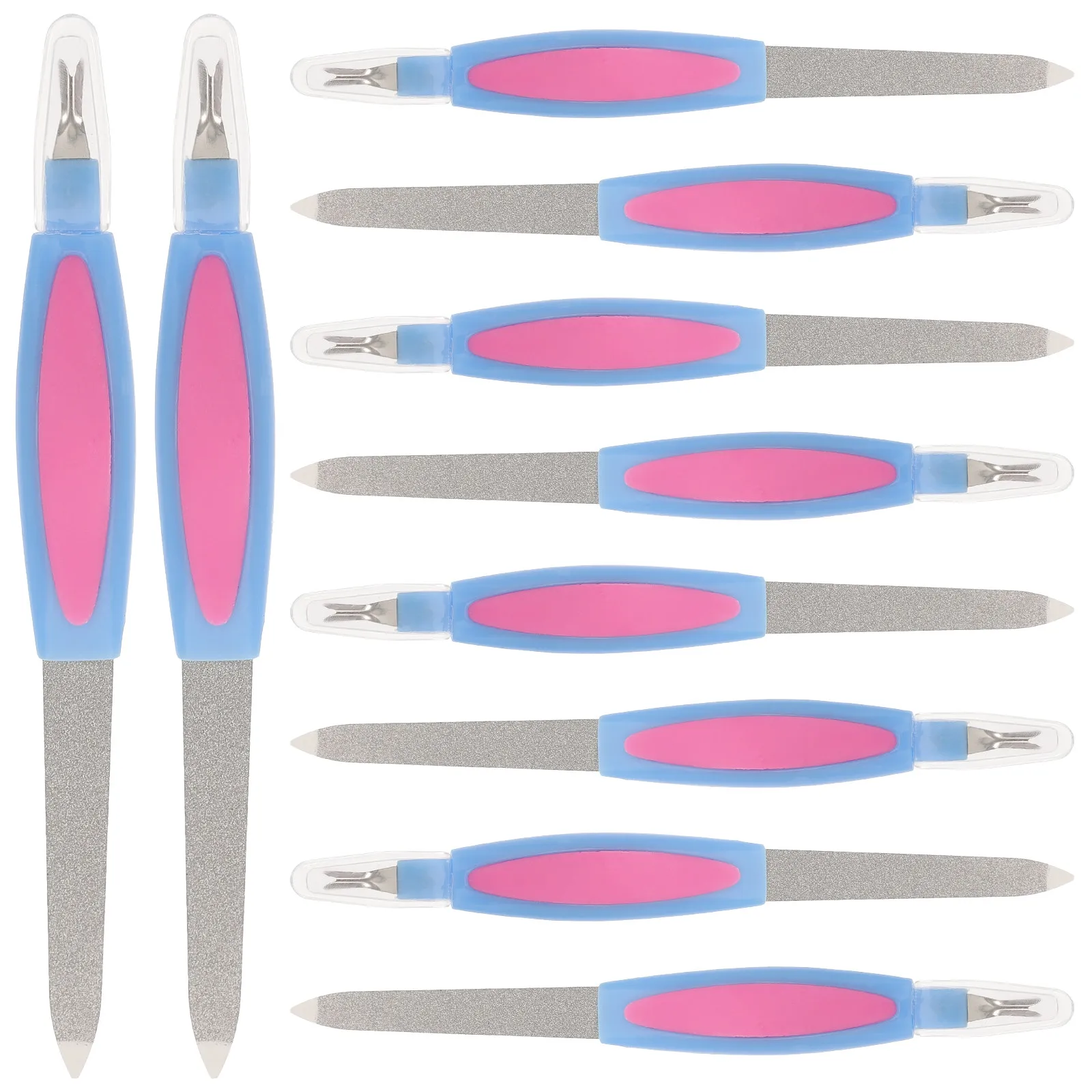 Набор из 10 пилок для ногтей из нержавеющей стали, двусторонние, с мелким зерном, для маникюра и педикюра, для домашнего использования и салонов, для шлифовки, придания формы и сглаживания ногтей
Набор из 10 пилок для ногтей из нержавеющей стали, двусторонние, с мелким зерном, для маникюра и педикюра, для домашнего использования и салонов, для шлифовки, придания формы и сглаживания ногтей