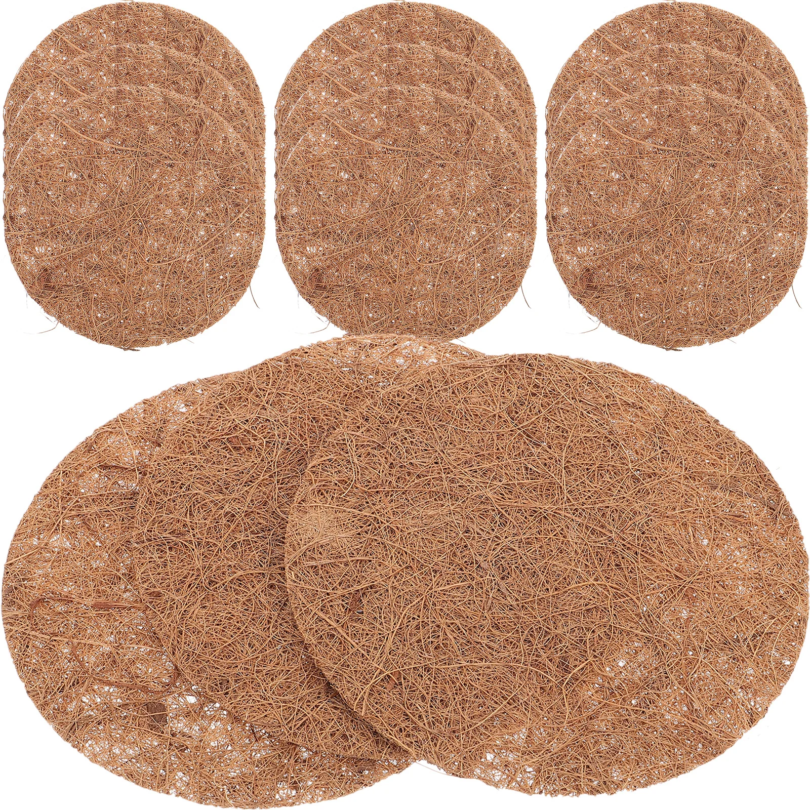 12pcs Flowerpot Liners For Hanging Baskets Coir Fiber Material Permeability Garden Decor Balcony Wedding Greening
12pcs Flowerpot Liners For Hanging Baskets Coir Fiber Material Permeability Garden Decor Balcony Wedding Greening