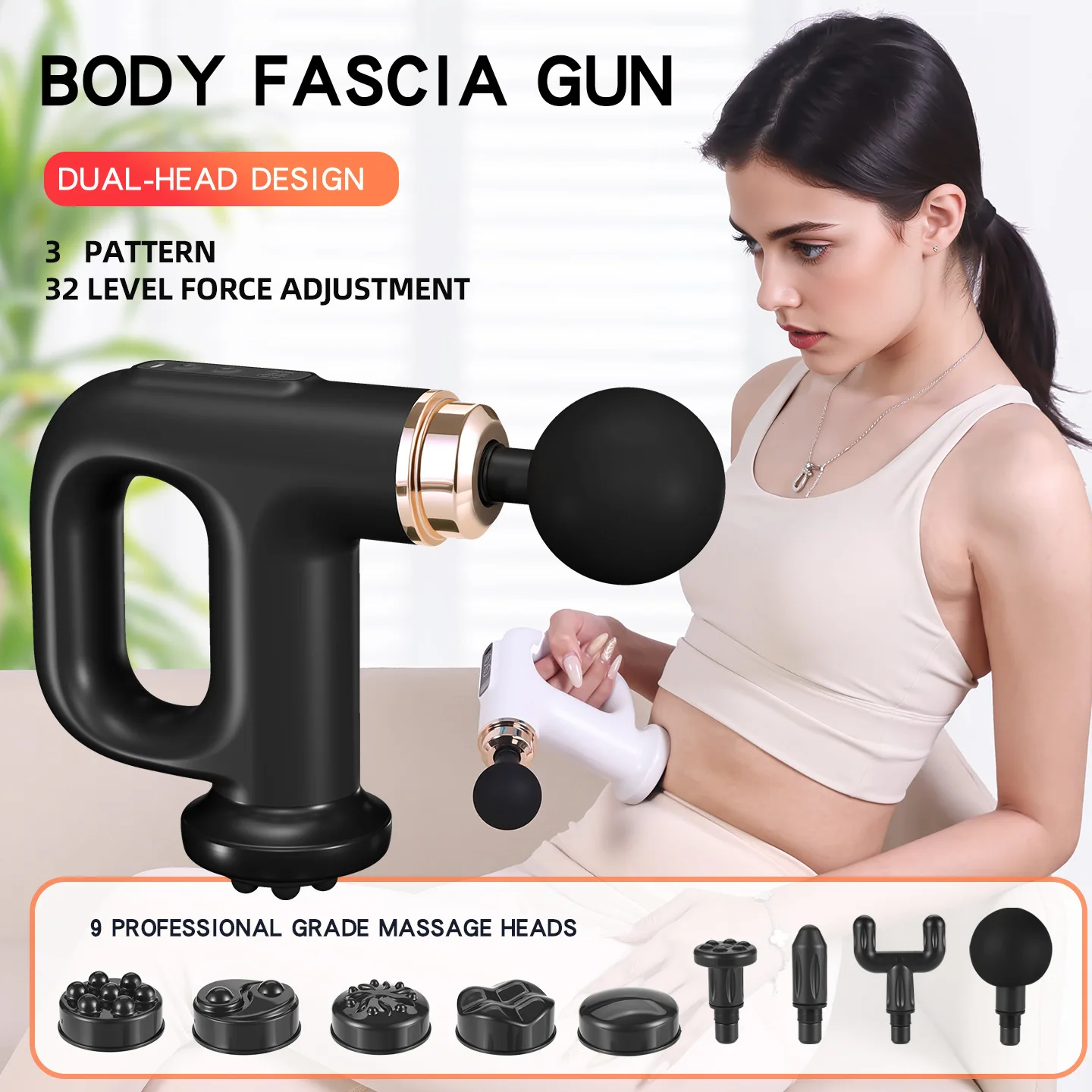 Multi-functional Fitness Massager Gun Abdominal Waist Leg Shaker Machine Fat Pusher for Body Muscle Relaxation Fascia Gun
Multi-functional Fitness Massager Gun Abdominal Waist Leg Shaker Machine Fat Pusher for Body Muscle Relaxation Fascia Gun