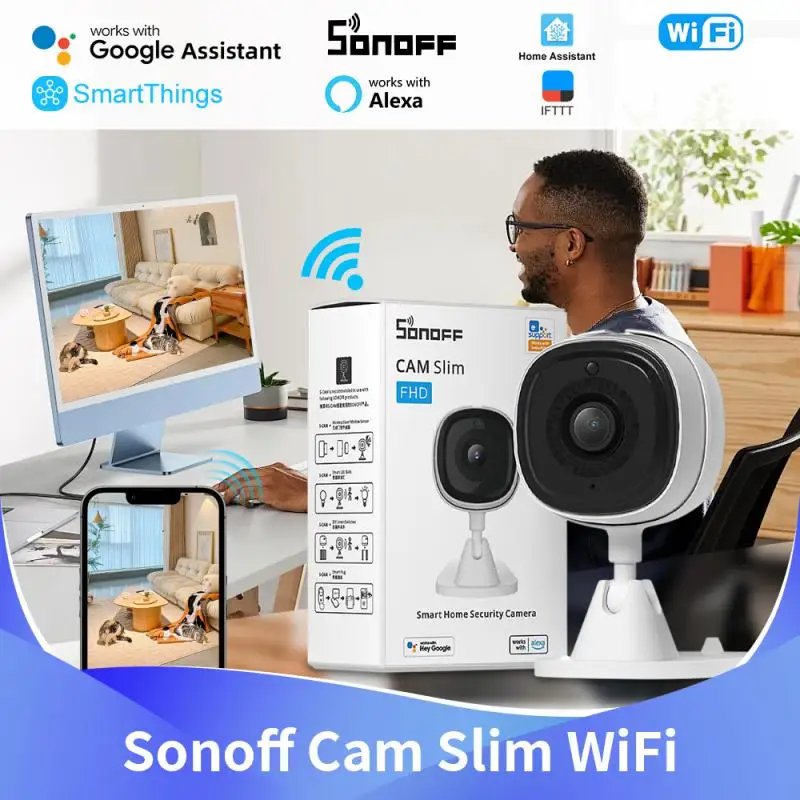 SONOFF CAM Тонкая Wi-Fi умная камера безопасности 1080P Мини-камера радионяни Двусторонняя аудиосистема обнаружения движения Умный дом Безопасность
SONOFF CAM Тонкая Wi-Fi умная камера безопасности 1080P Мини-камера радионяни Двусторонняя аудиосистема обнаружения движения Умный дом Безопасность