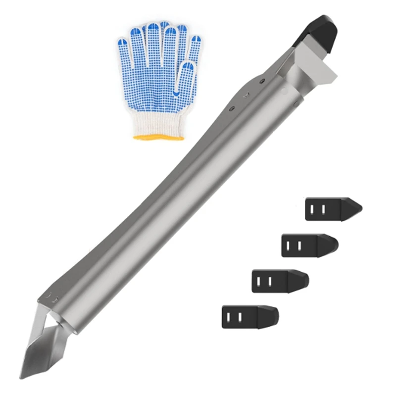 Upgraded Stainless Steel Caulking Tools, 4-In-1 Sealant Finishing Tool With 5 Silicone Squeegee, Grout Removal Tool Easy Install
Upgraded Stainless Steel Caulking Tools, 4-In-1 Sealant Finishing Tool With 5 Silicone Squeegee, Grout Removal Tool Easy Install