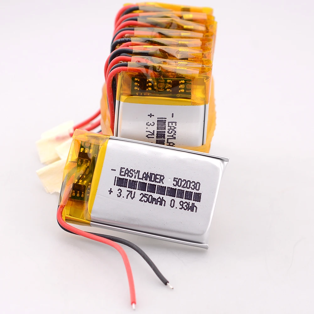 10 шт./лот SH1,0 мм MX1,25 мм ZH1,5 мм PH2.0 502030 3,7 В 250 мАч литий-полимерная аккумуляторная батарея Lipo батареи
10 шт./лот SH1,0 мм MX1,25 мм ZH1,5 мм PH2.0 502030 3,7 В 250 мАч литий-полимерная аккумуляторная батарея Lipo батареи