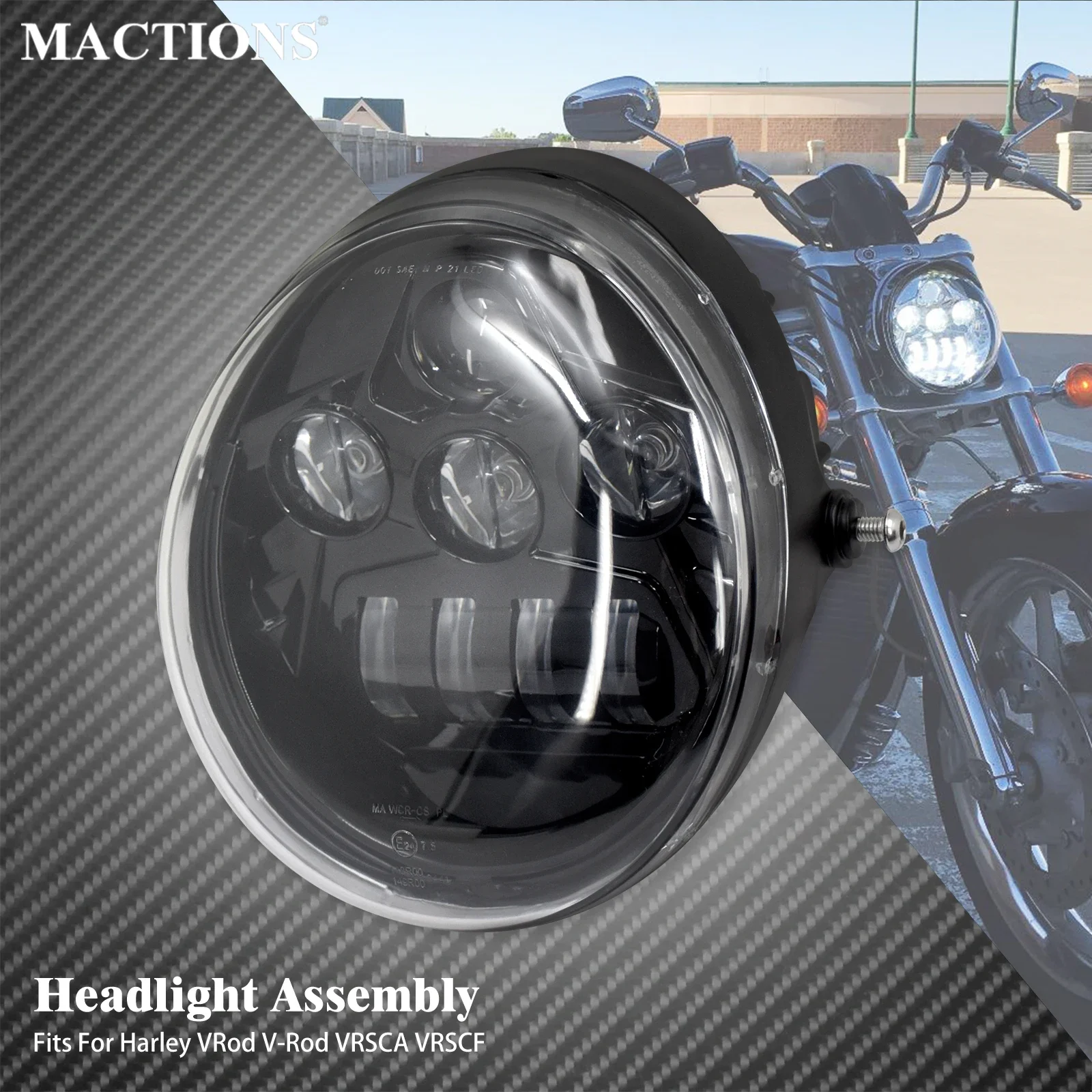 Motorcycle Protector Headlamp LED Head Light For Harley V-Rod Muscle Rod VRSCA VRSCB VRSCF Low High Beam headlight Accessories
Motorcycle Protector Headlamp LED Head Light For Harley V-Rod Muscle Rod VRSCA VRSCB VRSCF Low High Beam headlight Accessories