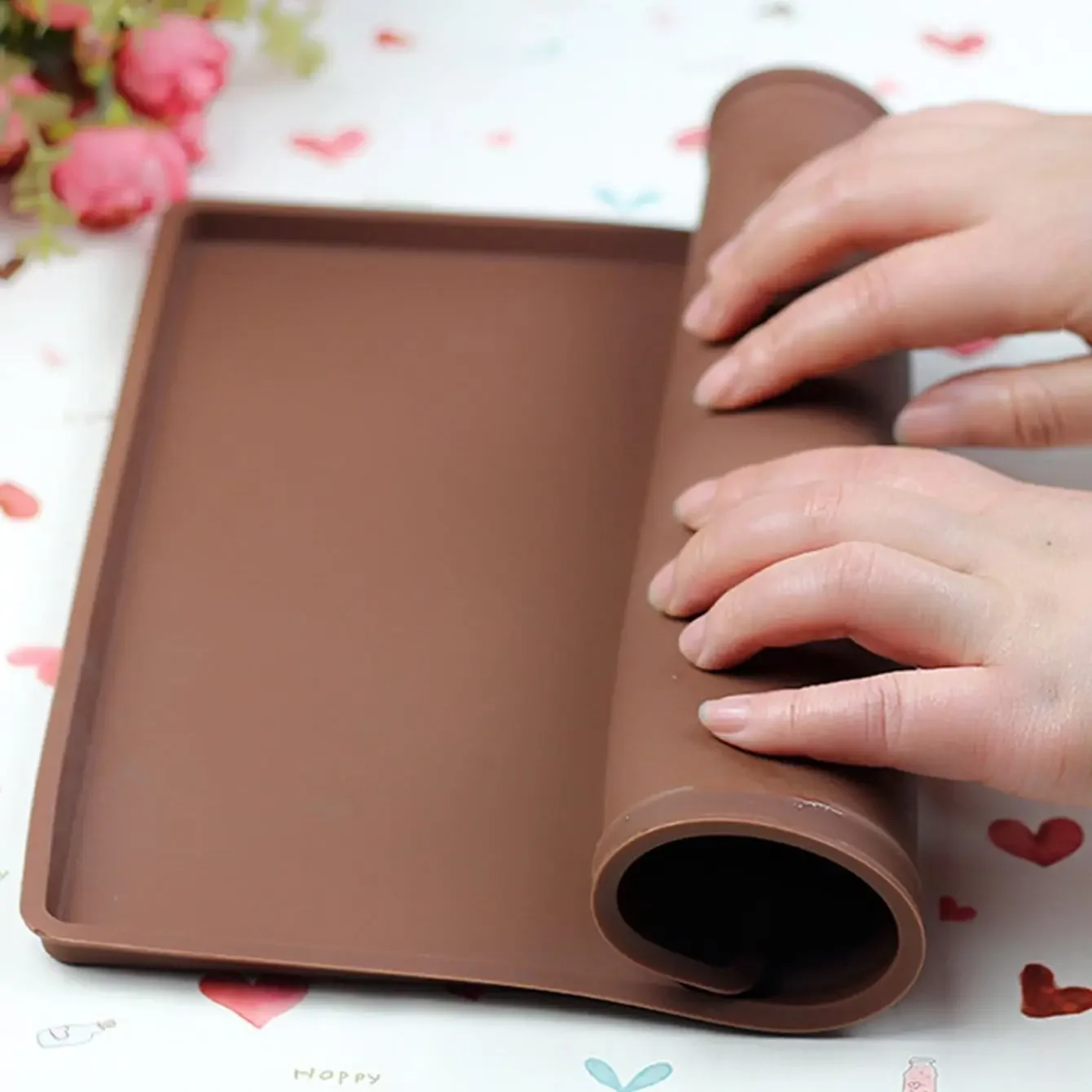 1PC Multifunctional Silicone Cake Roll Mat Bakeware Tray Pan Painted Pad Pastry Swiss Roll Baking Mold Tool for Kitchen
1PC Multifunctional Silicone Cake Roll Mat Bakeware Tray Pan Painted Pad Pastry Swiss Roll Baking Mold Tool for Kitchen
