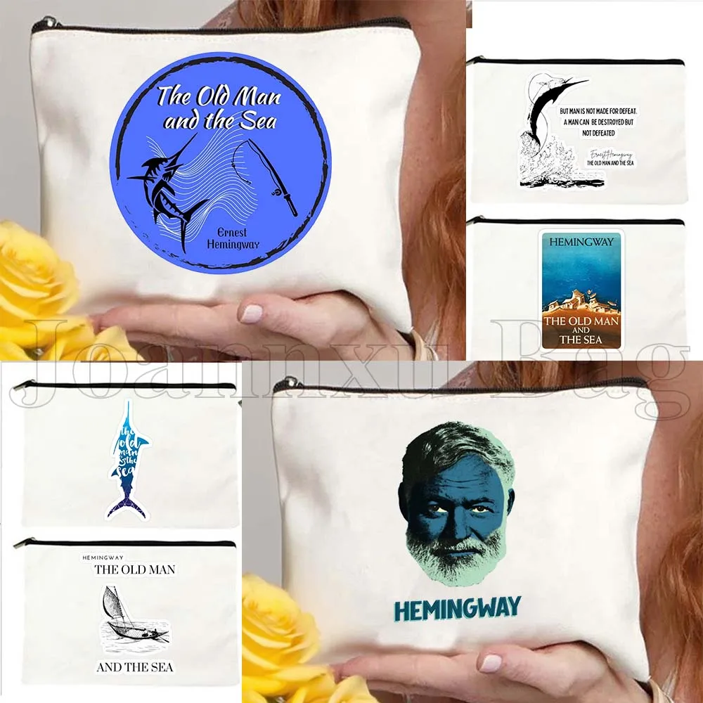 Hemingway Novels The Old Man And The Sea Ernest Books Lover Cute Gifts Cosmetic Bag Makeup Toilet Bags Pencil Case Zipper Pouch
Hemingway Novels The Old Man And The Sea Ernest Books Lover Cute Gifts Cosmetic Bag Makeup Toilet Bags Pencil Case Zipper Pouch