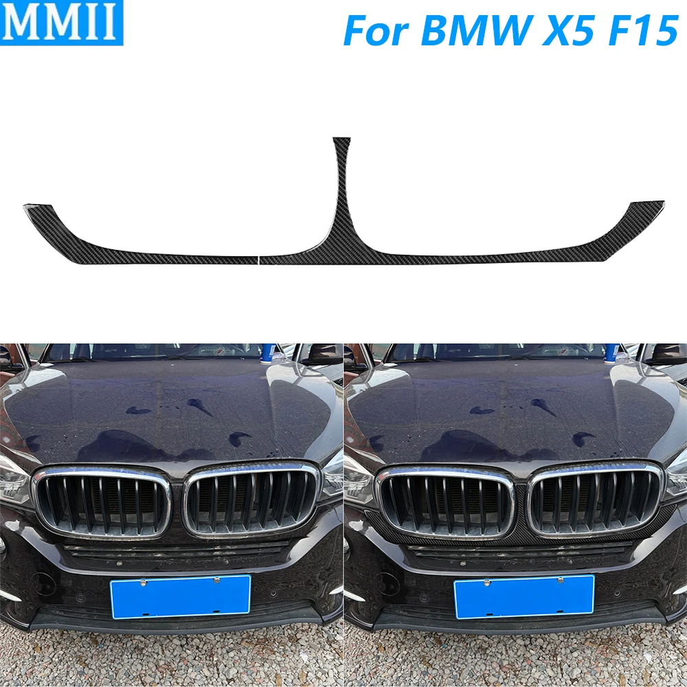 For BMW X5 F15 2014-2018 Carbon Fiber Front Bumper Air Intake Grille Panel Cover Decorative Car Accessories Decoration Sticker
For BMW X5 F15 2014-2018 Carbon Fiber Front Bumper Air Intake Grille Panel Cover Decorative Car Accessories Decoration Sticker