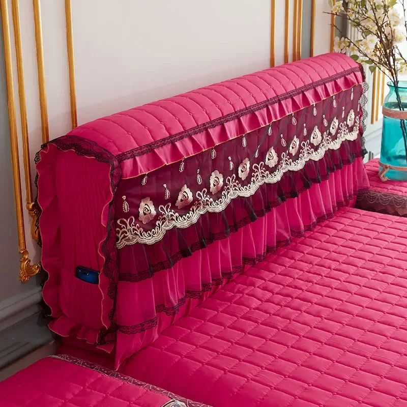 Fashion Bed Headboard Cover Dust-proof Bedside Cover Lace Bed Head Backrest Cover Bed Head Back Protection Dust Case
Fashion Bed Headboard Cover Dust-proof Bedside Cover Lace Bed Head Backrest Cover Bed Head Back Protection Dust Case