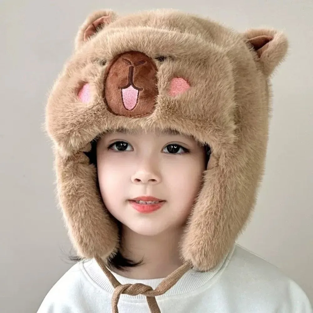 Cute Capybara Lei Feng Hat Kids Windproof Coldproof Hooded Hat Warm Pullover Cap for Outdoor Cycling Skiing Ear Protection Hat
Cute Capybara Lei Feng Hat Kids Windproof Coldproof Hooded Hat Warm Pullover Cap for Outdoor Cycling Skiing Ear Protection Hat