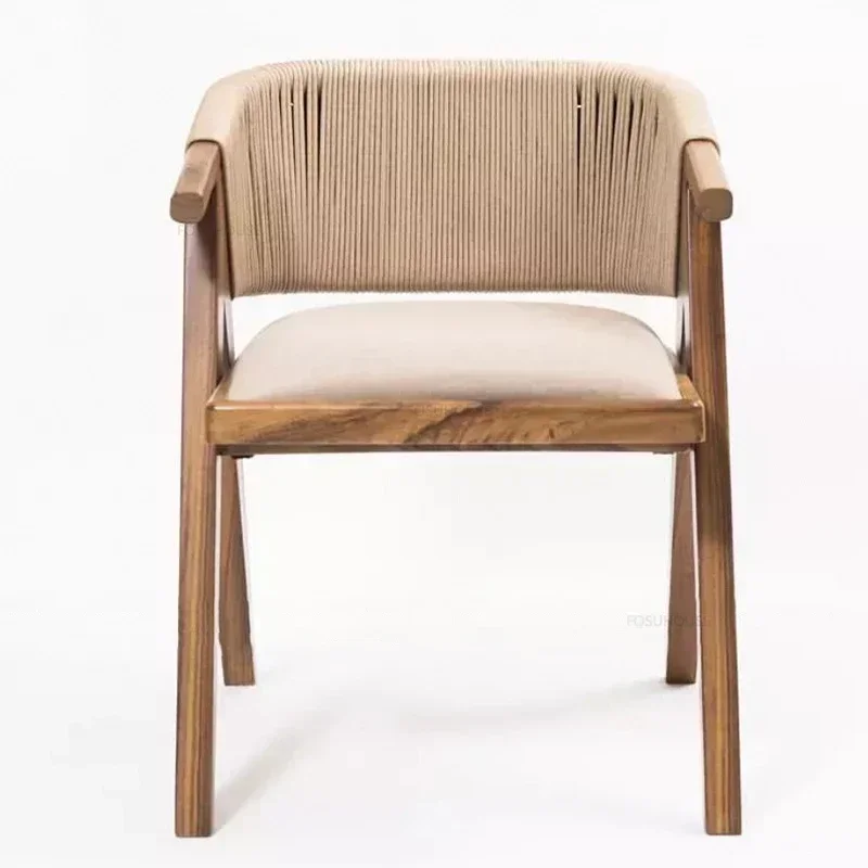 Japanese Woven Dining Chairs Chinese Retro Solid Wood Dining Room Chair Designer Restaurant Furniture Home Study Back Armchair T
Japanese Woven Dining Chairs Chinese Retro Solid Wood Dining Room Chair Designer Restaurant Furniture Home Study Back Armchair T
