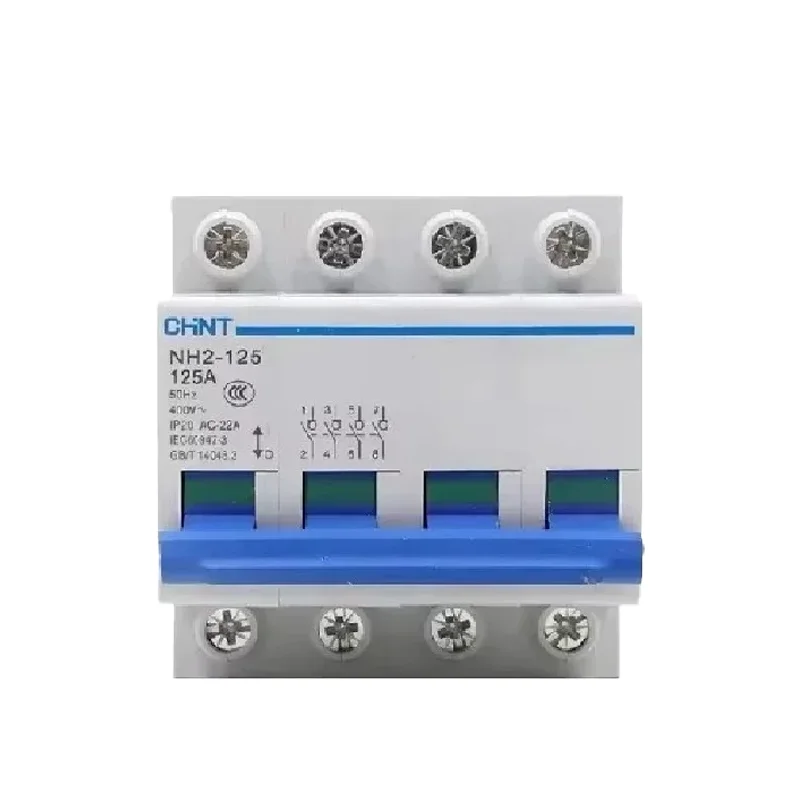 CHINT NH2-125 3P 4P Small Knife Circuit Breaker Disconnector 32A 63A Lsolating Disconnect Switch DS GW Original Product
CHINT NH2-125 3P 4P Small Knife Circuit Breaker Disconnector 32A 63A Lsolating Disconnect Switch DS GW Original Product