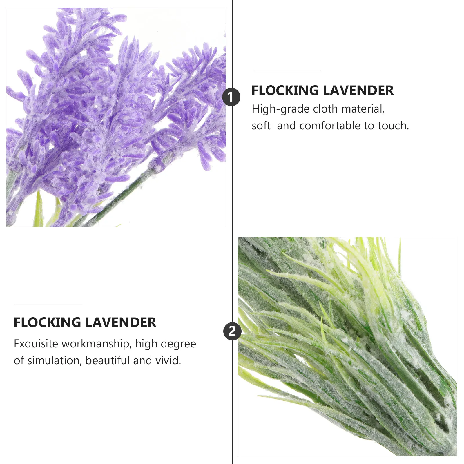 6pcs Simulated Lavender Decor Premium Artificial Flower Ornament Adorable Home Office Decoration Fresh Natural Color Vivid
6pcs Simulated Lavender Decor Premium Artificial Flower Ornament Adorable Home Office Decoration Fresh Natural Color Vivid