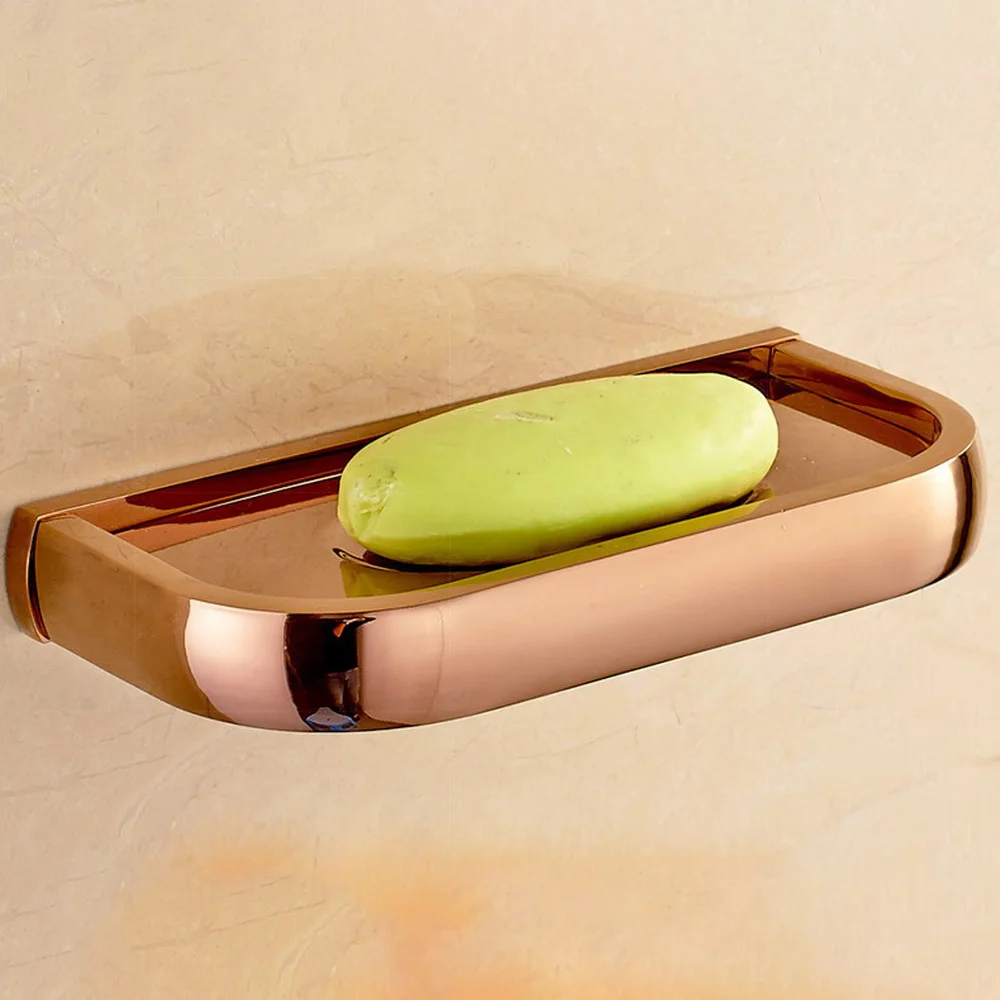 Rose Gold Color Polished Brass Bathroom Accessories Wall Mounted Soap Dish Holder Wba871
Rose Gold Color Polished Brass Bathroom Accessories Wall Mounted Soap Dish Holder Wba871