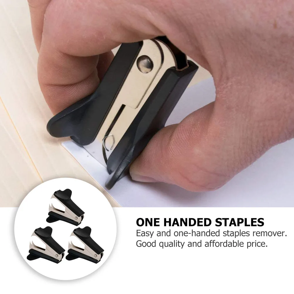 3pcs Plastic Desktop Staple Remover Quiet Easy Use Universal Puller Tool Office School Supplies Aluminum Alloy Staples
3pcs Plastic Desktop Staple Remover Quiet Easy Use Universal Puller Tool Office School Supplies Aluminum Alloy Staples
