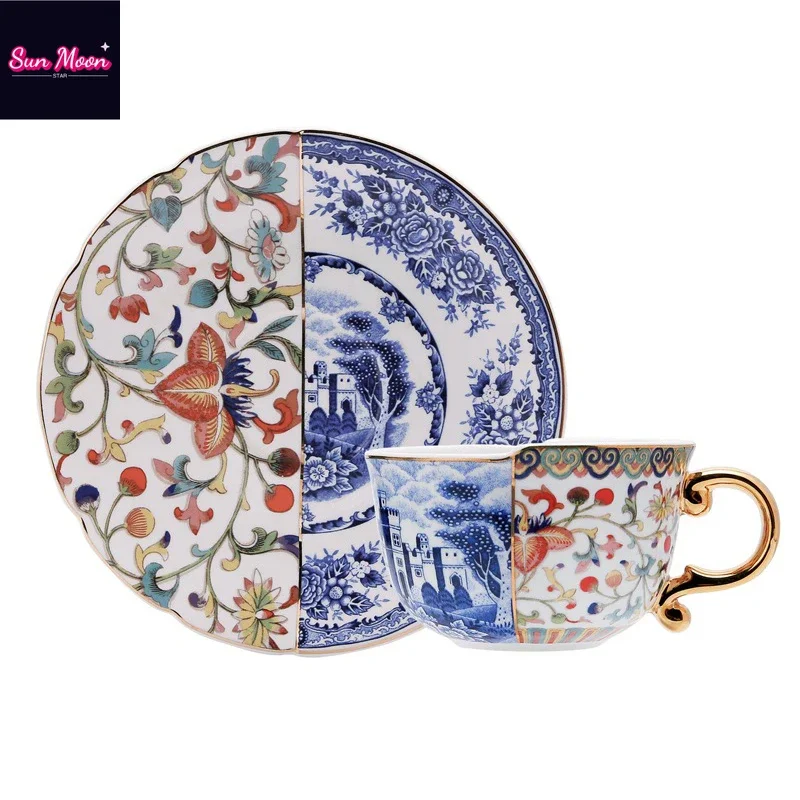 European Blue and White Pottery High-grade Coffee Cup Dish Set Tea Cup Chinese and Western Ceramic Kitchen Tableware
European Blue and White Pottery High-grade Coffee Cup Dish Set Tea Cup Chinese and Western Ceramic Kitchen Tableware
