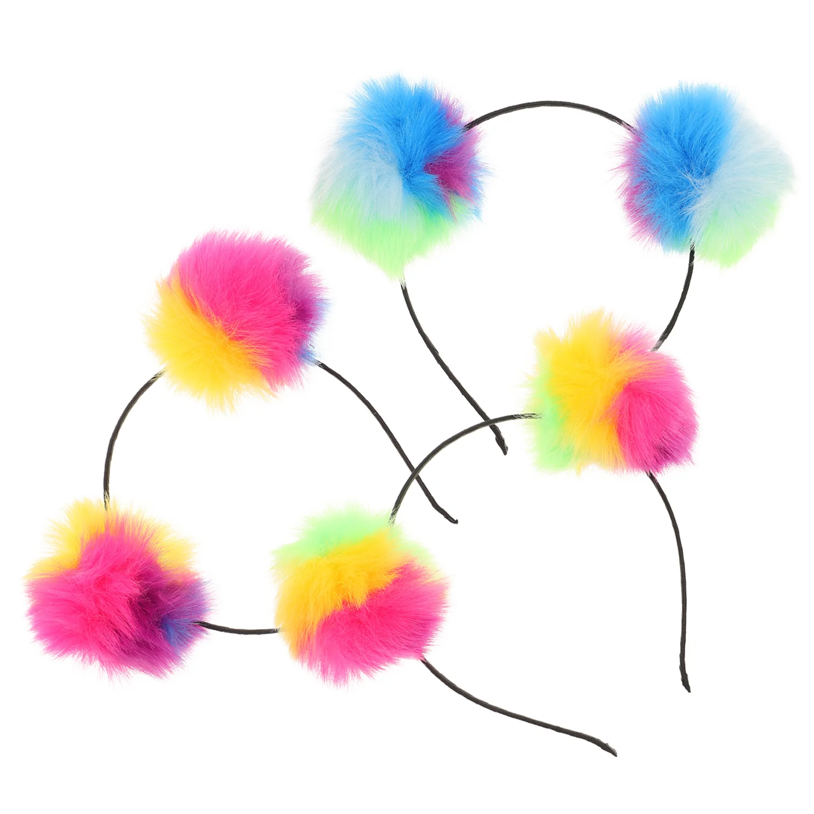 3Pcs Colorful Cat Ear Pompom Ball Headband Hair Loop Party Headwear Girls Women Costume Accessory for Cosplay Birthday
3Pcs Colorful Cat Ear Pompom Ball Headband Hair Loop Party Headwear Girls Women Costume Accessory for Cosplay Birthday